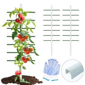 1PC 1.64FT*5FT White U-shaped Tube Climbing Trellis, Garden Flower Stand, Vegetable Climbing Trellis, Balcony And Garden Plant Climbing Trellis (Option: 164FT5FT)