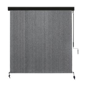 6'X8' Light Grey HDPE Covered Roller Shutter (Option: defaulttitle)