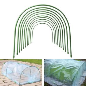 12PC 4ft*0.31inch Small Greenhouse Plastic Elbows, Garden Arch Support Accessories, Greenhouse Arch Pole Connecting Pipes, Support Fixtures (Option: 12PC)