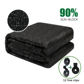 8ft*50ft Black Shade Net Fabric Provides Efficient Shading, Premium Materials, And An Enhanced Plant Growth Environment. (Option: 8ft50ft)